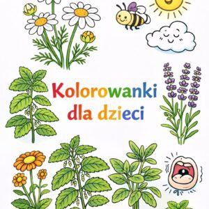 Ziołowe kolorowanki dla dzieci